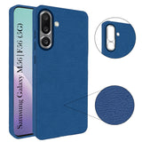 For Samsung Galaxy M56 | Samsung Galaxy F56 Back Cover Case (Glass Like Camera Protection | Leather Feel | Minimalist Professional Grip)