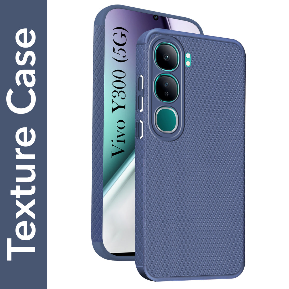 For Vivo Y300 Back Cover Case (Liquid Silicone | Side Grip | Camera Protection)