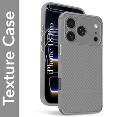 For iPhone 17 Pro | iPhone 18 Pro Back Cover Case(Camera Protection | Side Grip Texture | Soft and Flexible)