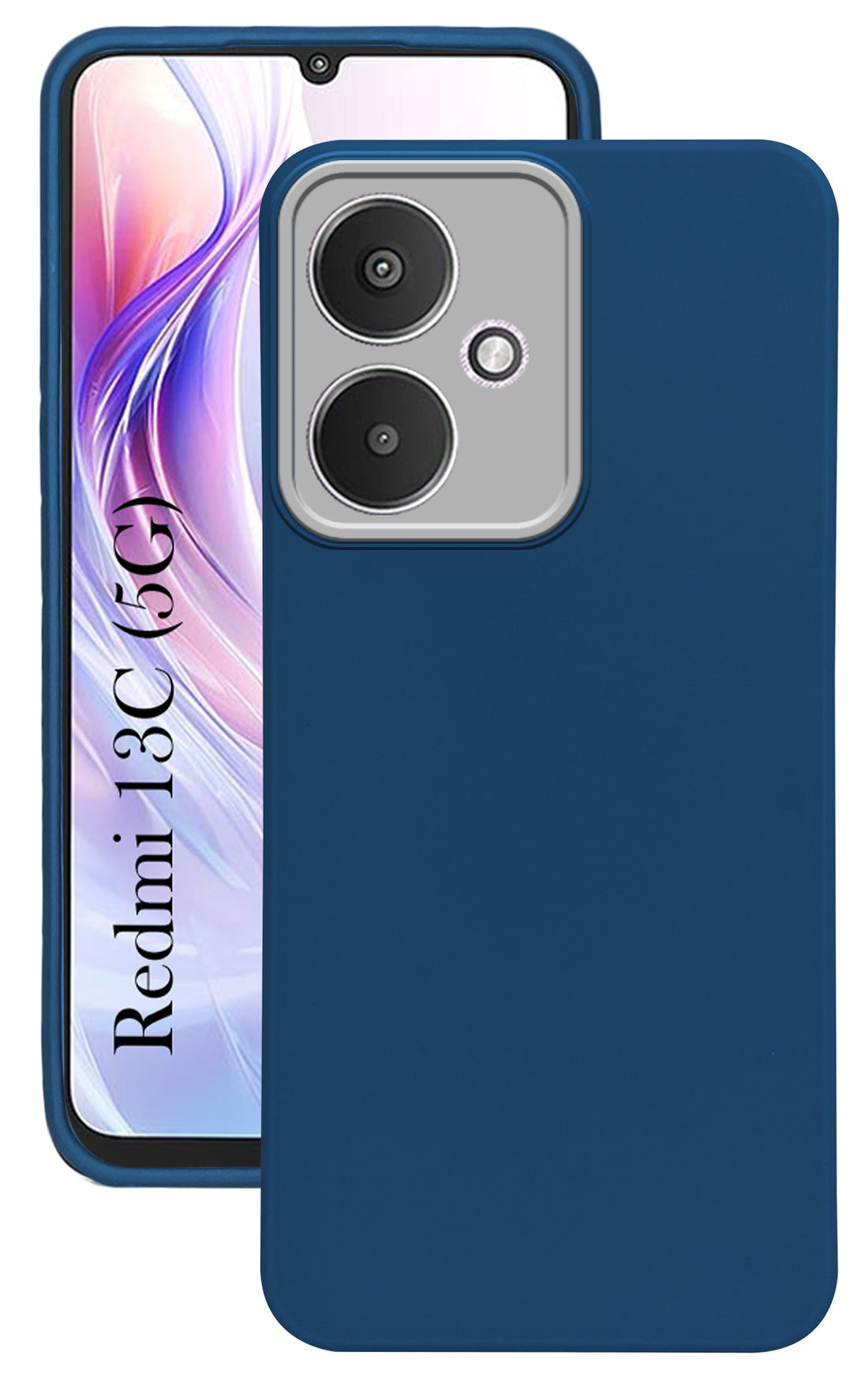 For Redmi 13C 5G Back Cover Case (Dual Color Matte Finish | Full Camera Protection | Sleek and Professional)