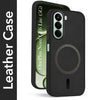 For OnePlus Nord CE 6 Lite Back Cover Case Leather Finish (MagSafe Compatible Wireless Charging | Soft Touch | Camera Bump Protection)