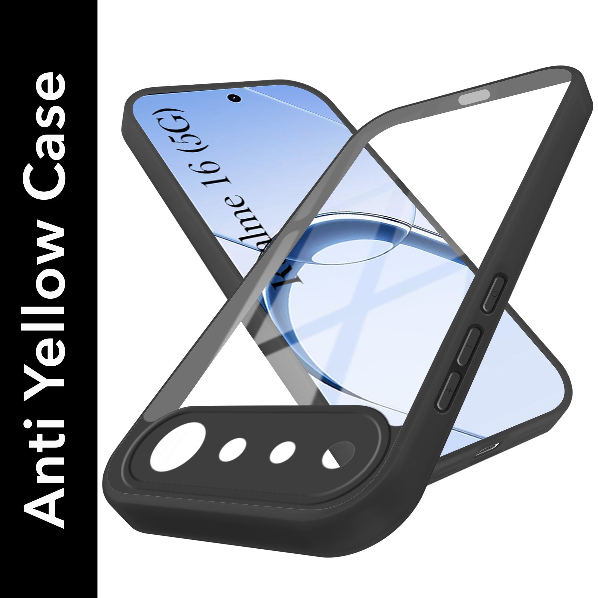 For Realme 16 Back Cover Case Ultra-Hybrid (Lifetime Anti Yellow | Anti Scratch | Crystal Clear Shockproof)
