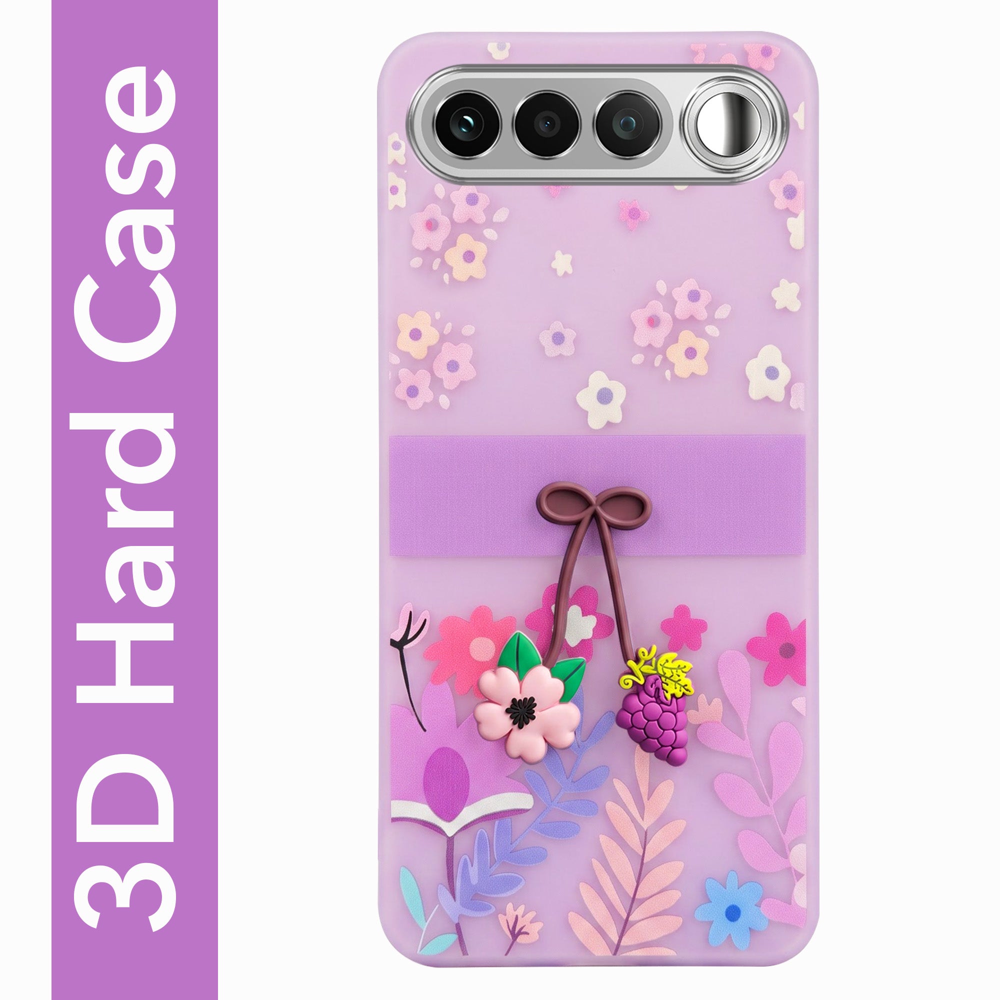 For Realme 16 Back Cover Case (3D Cute Cartoons | Hard Back Side Soft | Matte Premium Finish | HD Printing)