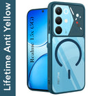 For Realme 15X Back Cover Case Lifetime Anti-Yellow Clear (Camera Protection | Side Grip | Wireless MagSafe Compatible)