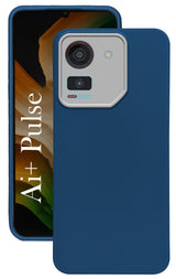 For Ai+ Pulse Back Cover Case ( Dual Color Matte Finish | Full Camera Protection | Sleek and Professional)
