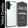 For Samsung A27 5G | Samsung M47 5G (Combo with Back Cover and 9H Tempered Glass (Lifetime Anti-Yellow | Crystal Clear Shockproof | Oleophobic Coating Screen Glass)