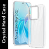 For Vivo Y200 Pro 5G Back Cover Case (Hybrid Crystal Panel with Side Soft PU | Camera Protection | HD Clear Shockproof)