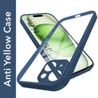 For Apple iPhone 15 Plus Back Cover Case Ultra-Hybrid (Lifetime Anti Yellow | Anti Scratch | Crystal Clear Shockproof)