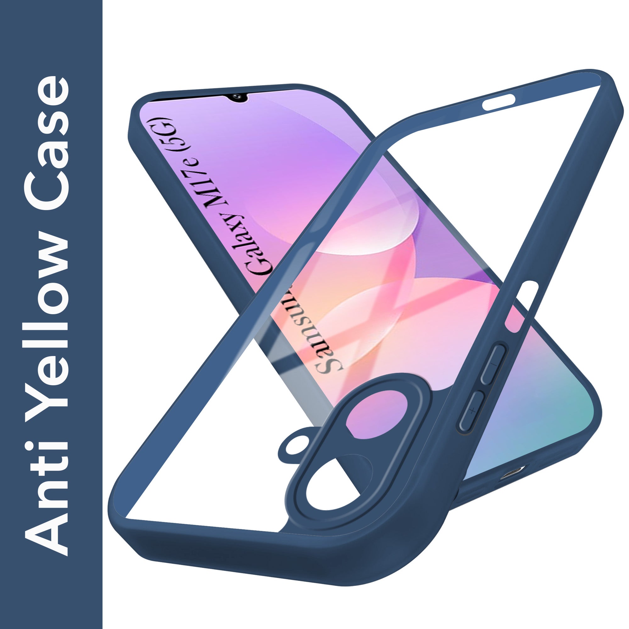 For Samsung Galaxy M17e 5G Back Cover Case Ultra-Hybrid (Lifetime Anti Yellow | Anti Scratch | Crystal Clear Shockproof)