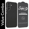 For Samsung Galaxy A57 5G Combo with Back Cover and 9H Tempered Glass (Liquid Silicone | Camera Protection | Oleophobic Coating Screen Glass)