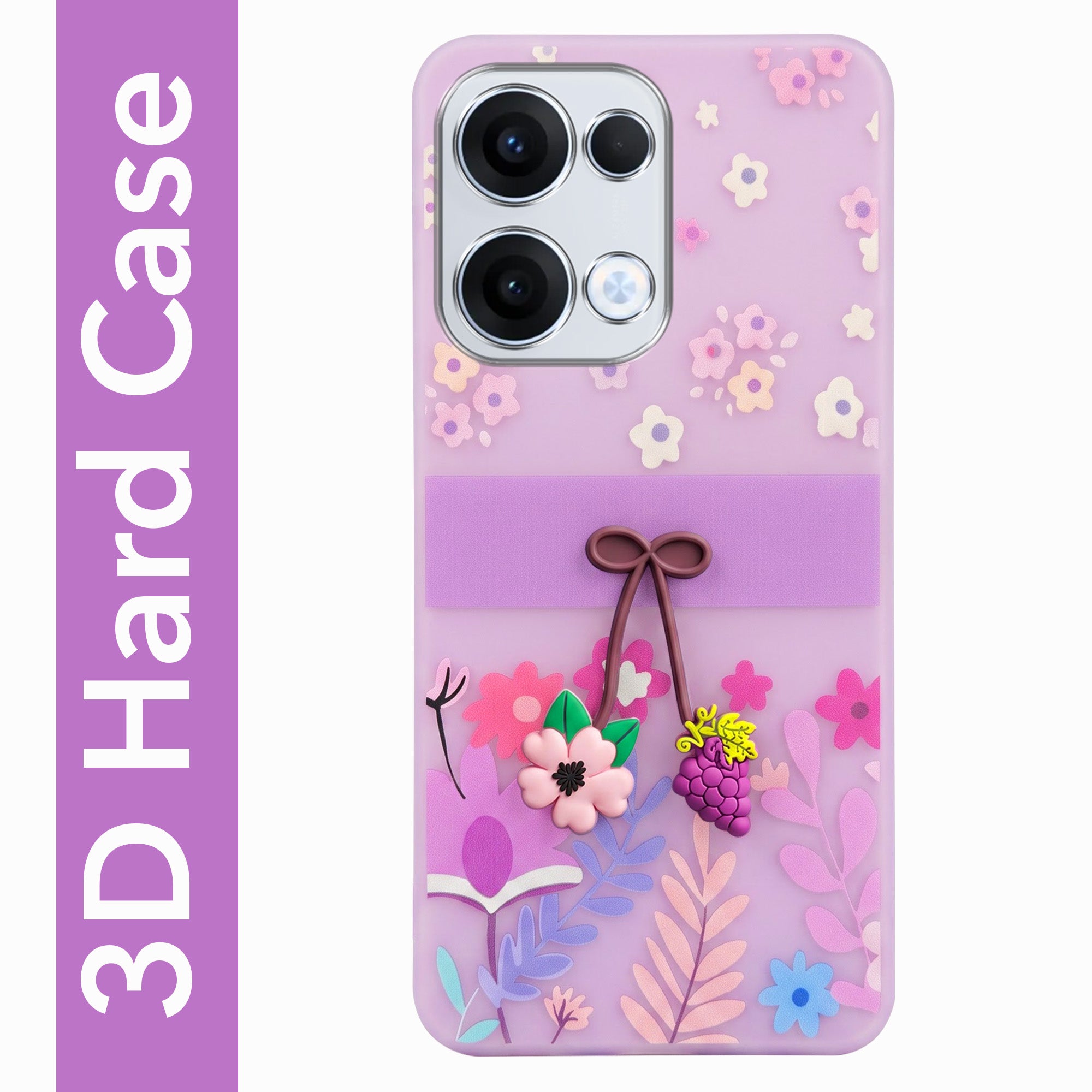For Oppo Reno13 | Oppo Reno 13 Back Cover Case (3D Cute Cartoons | Hard Back Side Soft | Matte Premium Finish | HD Printing) (Copy) (Copy)