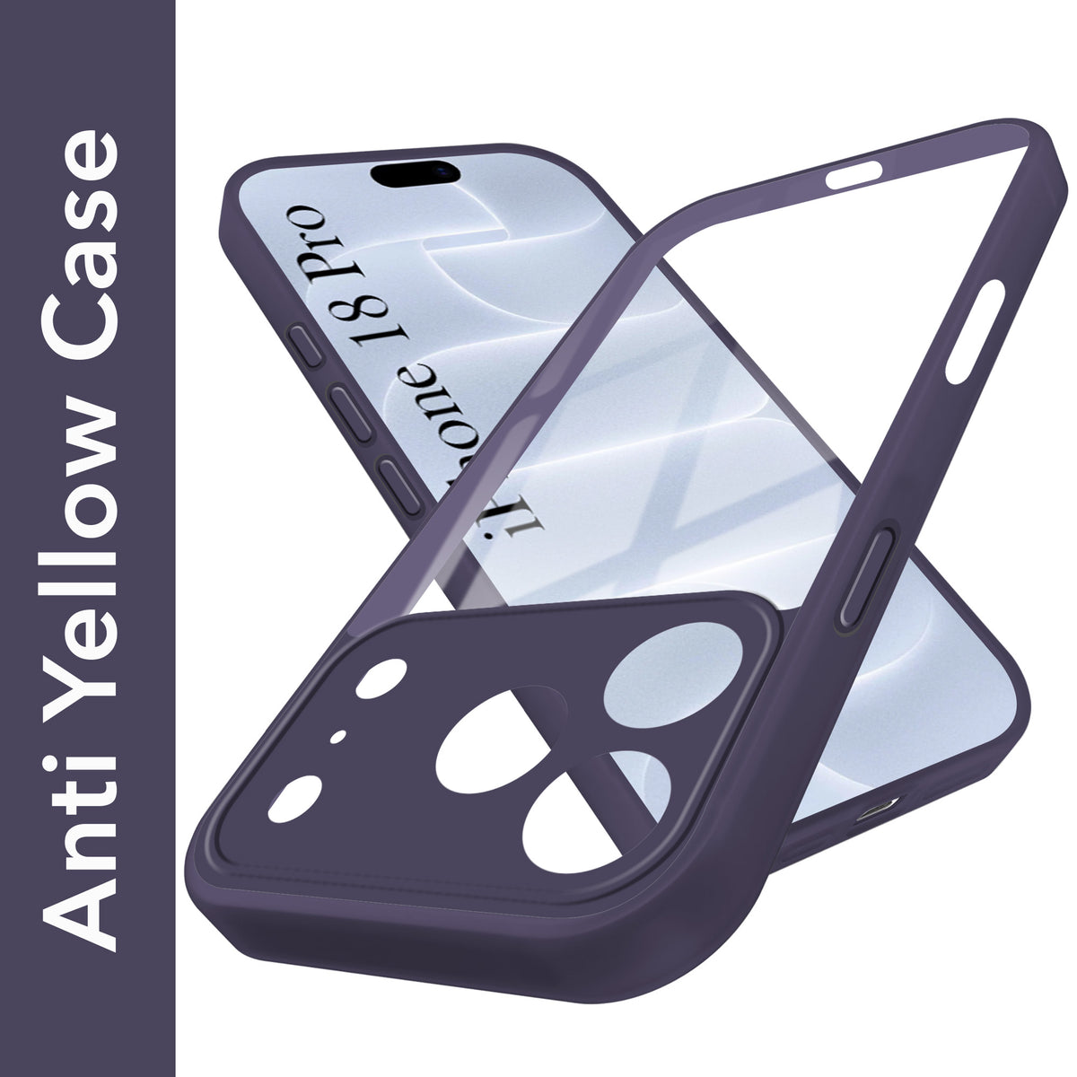 For Apple iPhone 18 Pro Back Cover Case Ultra-Hybrid (Lifetime Anti Yellow | Anti Scratch | Crystal Clear Shockproof)0