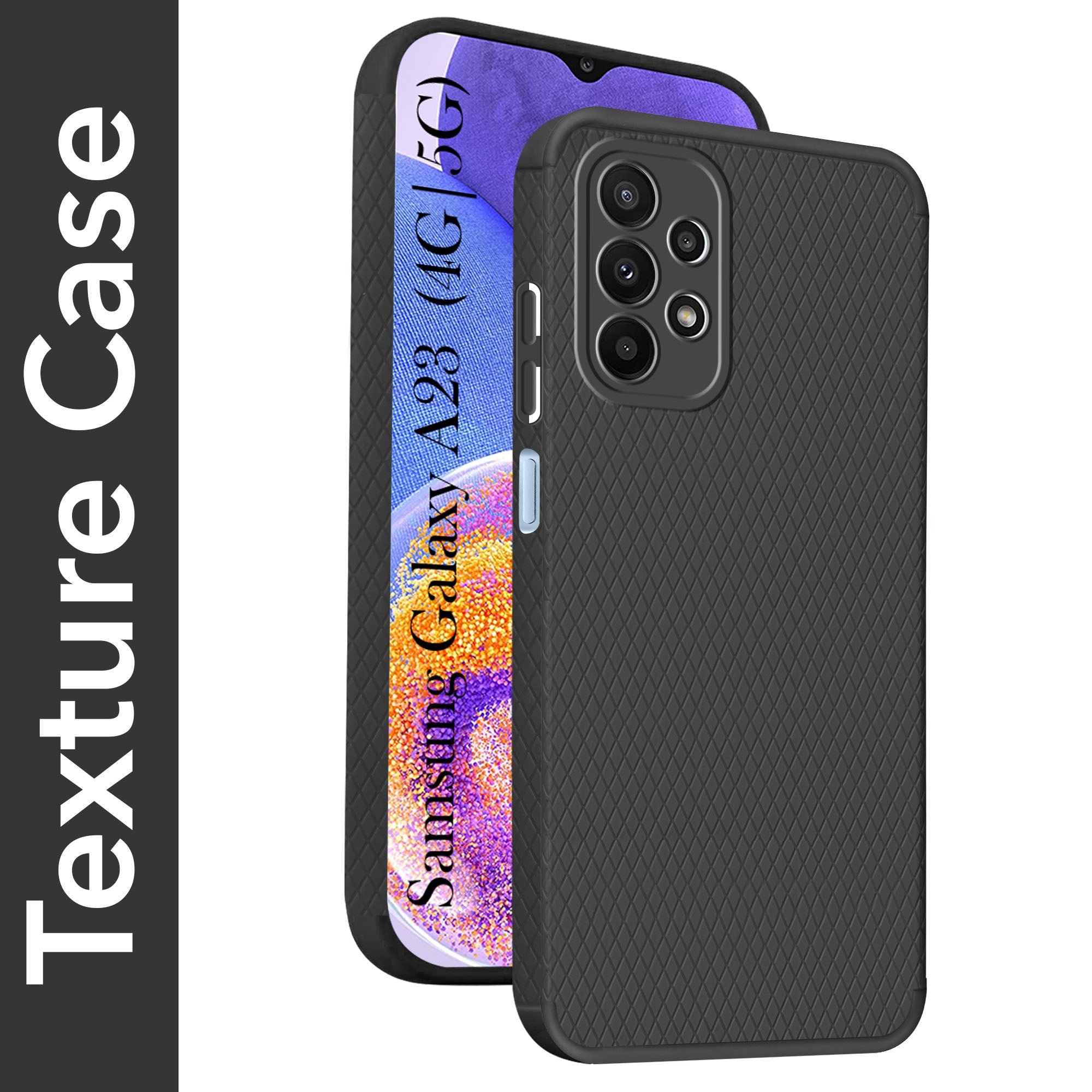 For Samsung Galaxy A23 4G | 5G Back Cover Case (Liquid Silicone | Side Grip | Camera Protection)
