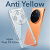 For Oppo Find X9 Ultra Back Cover Case Lifetime Anti-Yellow Clear (Sleek Hard Crystal | Shockproof and Camera Protection)