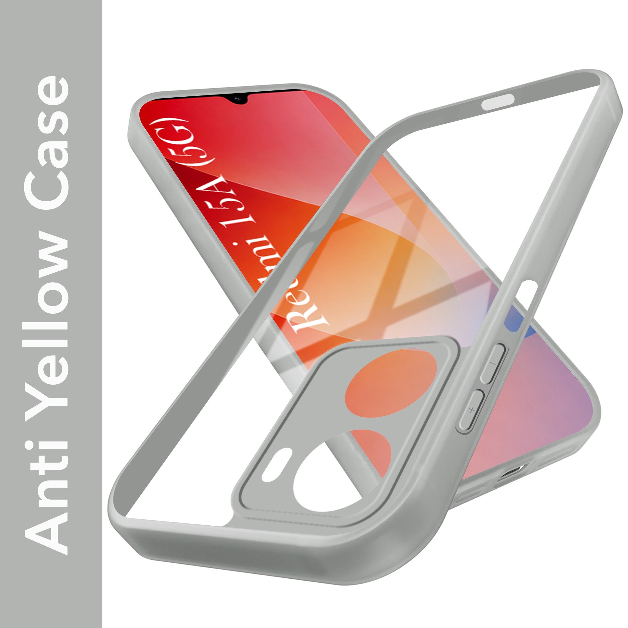 For Redmi 15A 5G Back Cover Case Ultra-Hybrid (Lifetime Anti Yellow | Anti Scratch | Crystal Clear Shockproof)