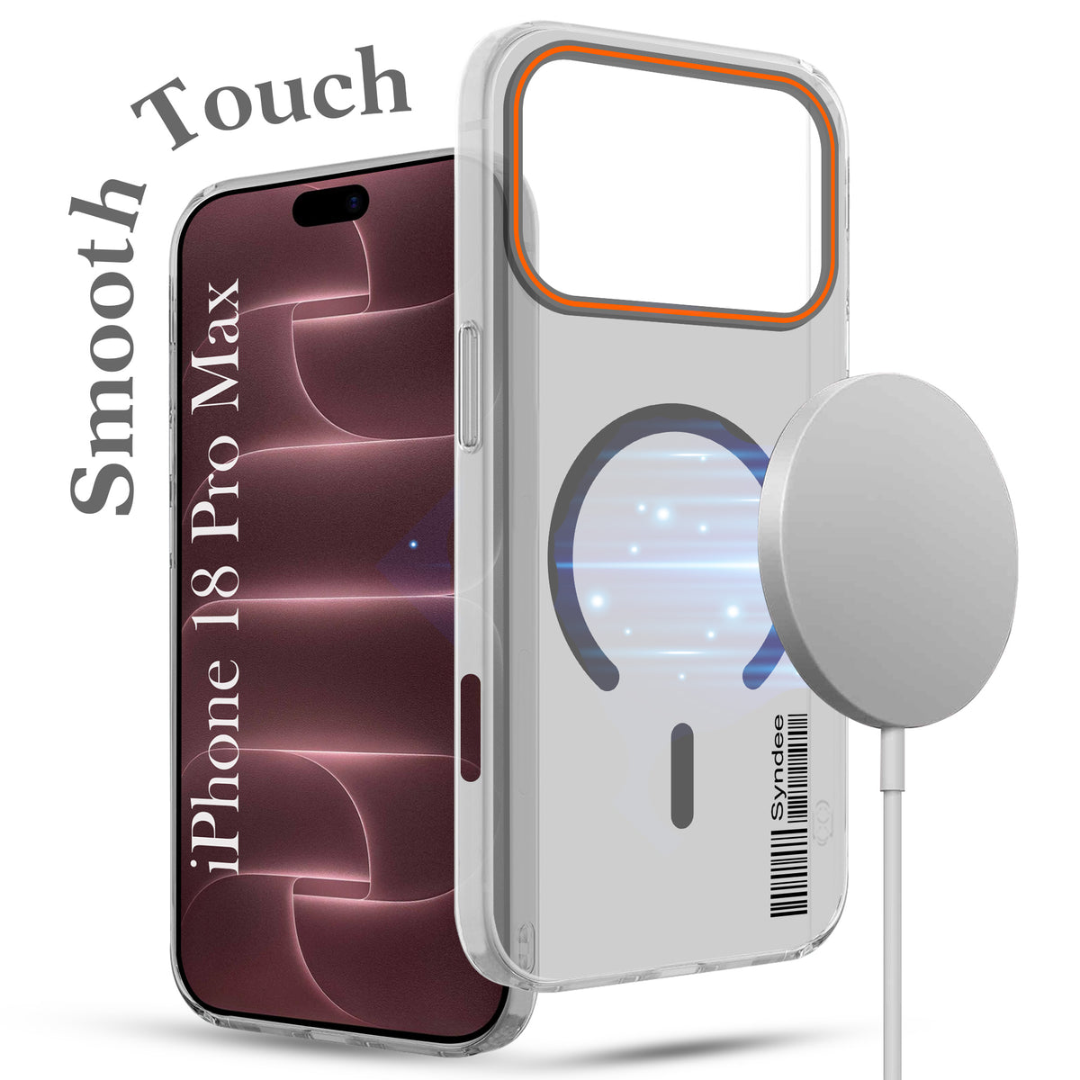 For Apple iPhone 18 Pro Max Back Cover Case (Soft Touch | Camera Bump Protection | MagSafe Compatible | Matte Finish)