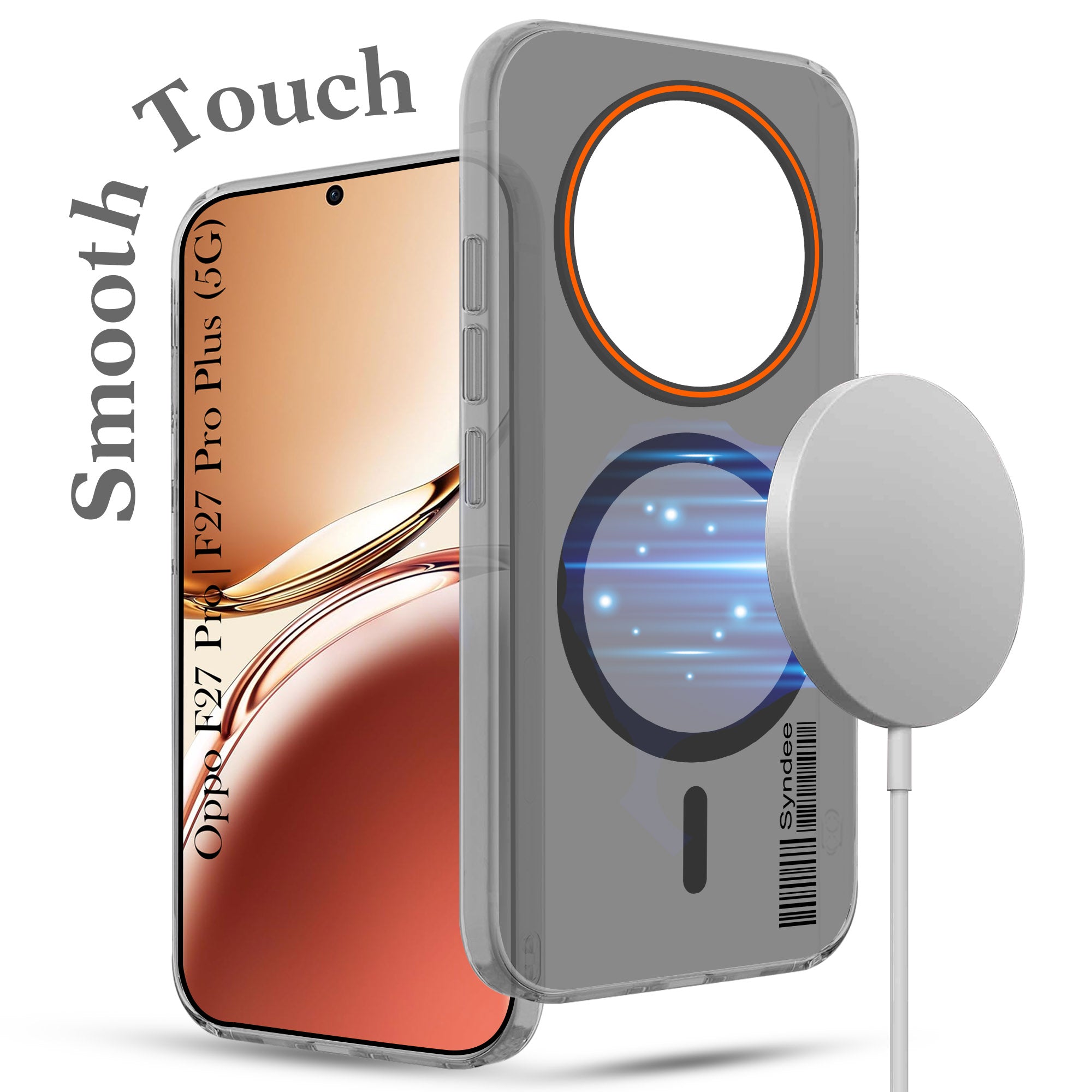 For Oppo F27 Pro | Oppo F27 Pro Plus Back Cover Case (Soft Touch | Camera Bump Protection | MagSafe Compatible | Matte Finish)