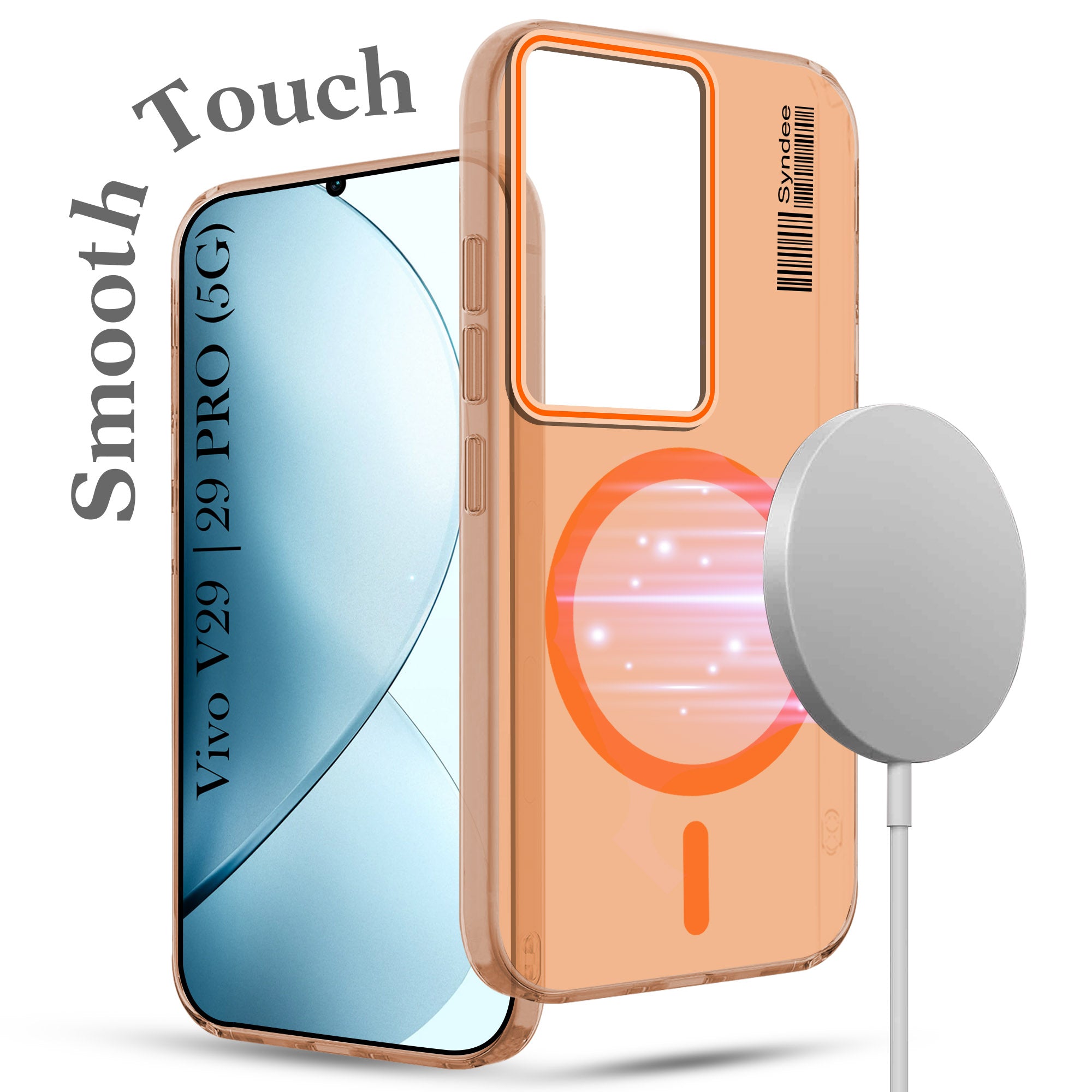 For Vivo V29 | Vivo V29 Pro 5G Back Cover Case (Soft Touch | Camera Bump Protection | MagSafe Compatible | Matte Finish)