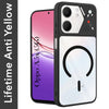 For Oppo K14x 5G Back Cover Case Lifetime Anti-Yellow Clear (Camera Protection | Side Grip | Wireless MagSafe Compatible)