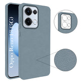 For Oppo Reno13 5G | Oppo Reno 13 5G  Back Cover Case (Glass Like Camera Protection | Leather Feel | Minimalist Professional Grip)