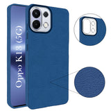 For Oppo K13 Back Cover Case (Glass Like Camera Protection | Leather Feel | Minimalist Professional Grip)