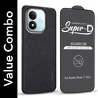 For Redmi Note 17 5G Back Cover Case Rubberised (Textured Grip Design| Micro-Fiber Cloth Inside | Slim and Light Weight | Soft Touch and Feel)