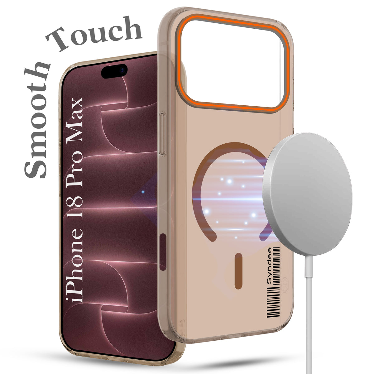 For Apple iPhone 18 Pro Max Back Cover Case (Soft Touch | Camera Bump Protection | MagSafe Compatible | Matte Finish)