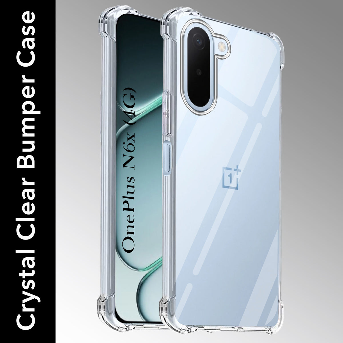 For OnePlus N6X Back Cover Shockproof Crystal-Clear (Drop & Camera Protection | Hard Polycarbonate)