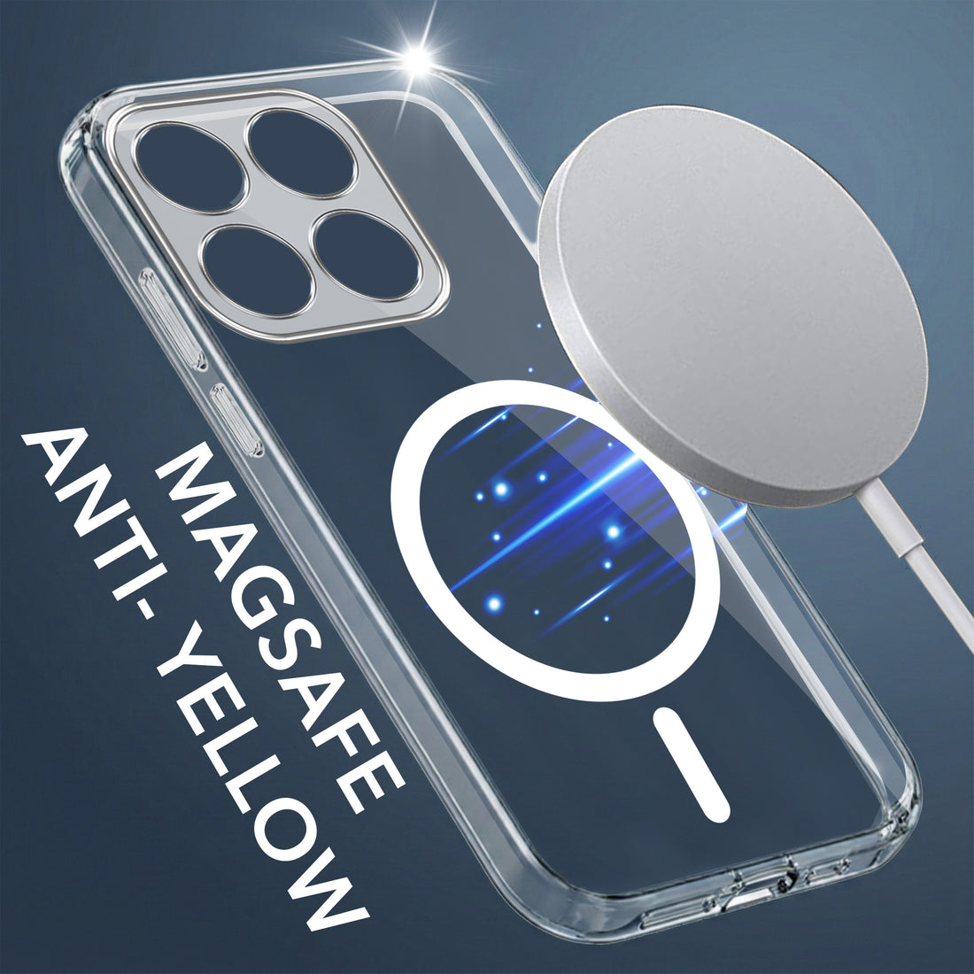 For Xiaomi 17 5G Back Cover Case Lifetime Anti-Yellow MagSafe Compatible Clear (Sleek Hard Crystal | Shockproof and Camera Protection)