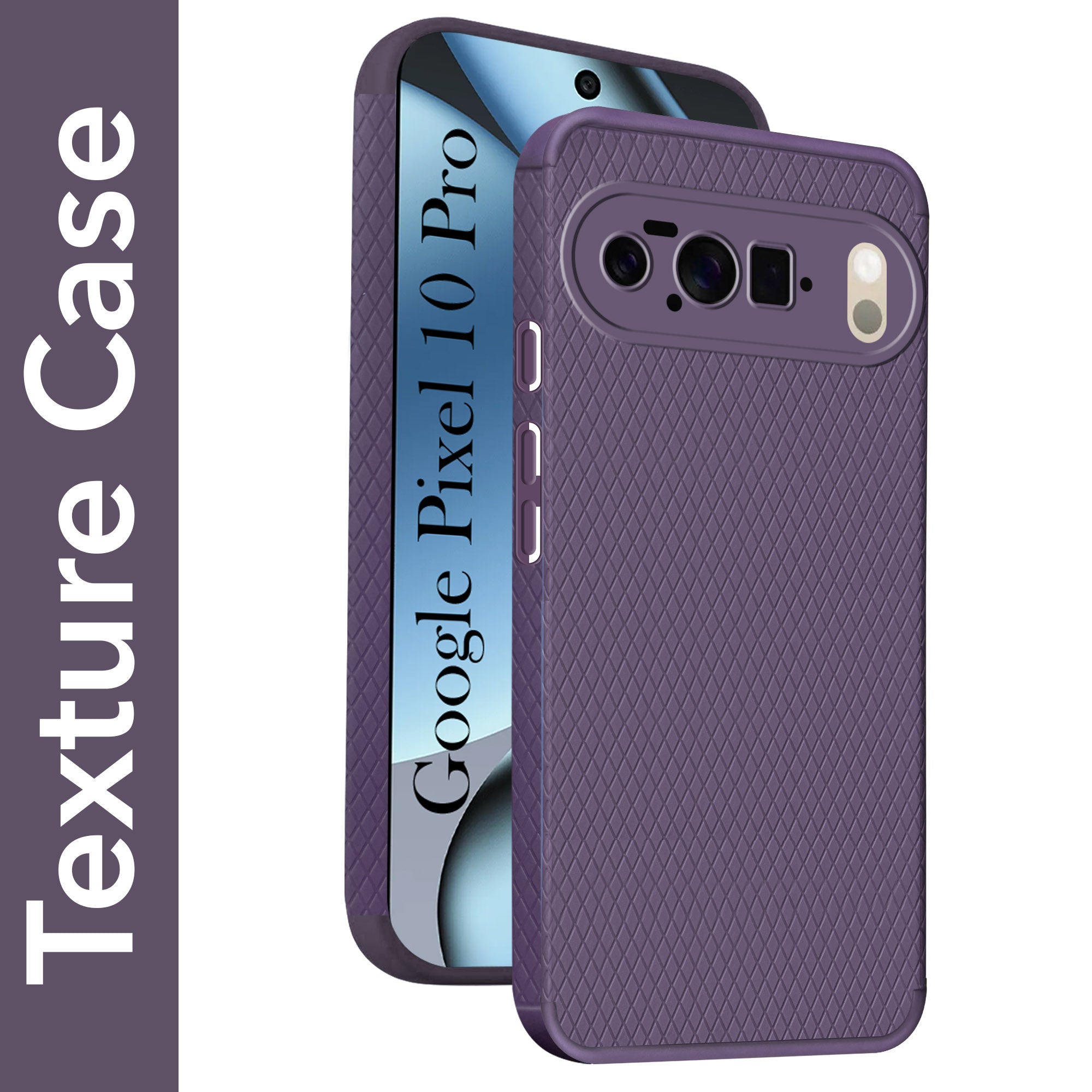 For Google Pixel 10 Pro Back Cover Case (Liquid Silicone | Side Grip | Camera Protection)