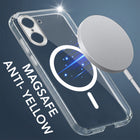 For Oneplus Nord CE 5 Back Cover Case Lifetime Anti-Yellow MagSafe Compatible Clear (Sleek Hard Crystal | Shockproof and Camera Protection)