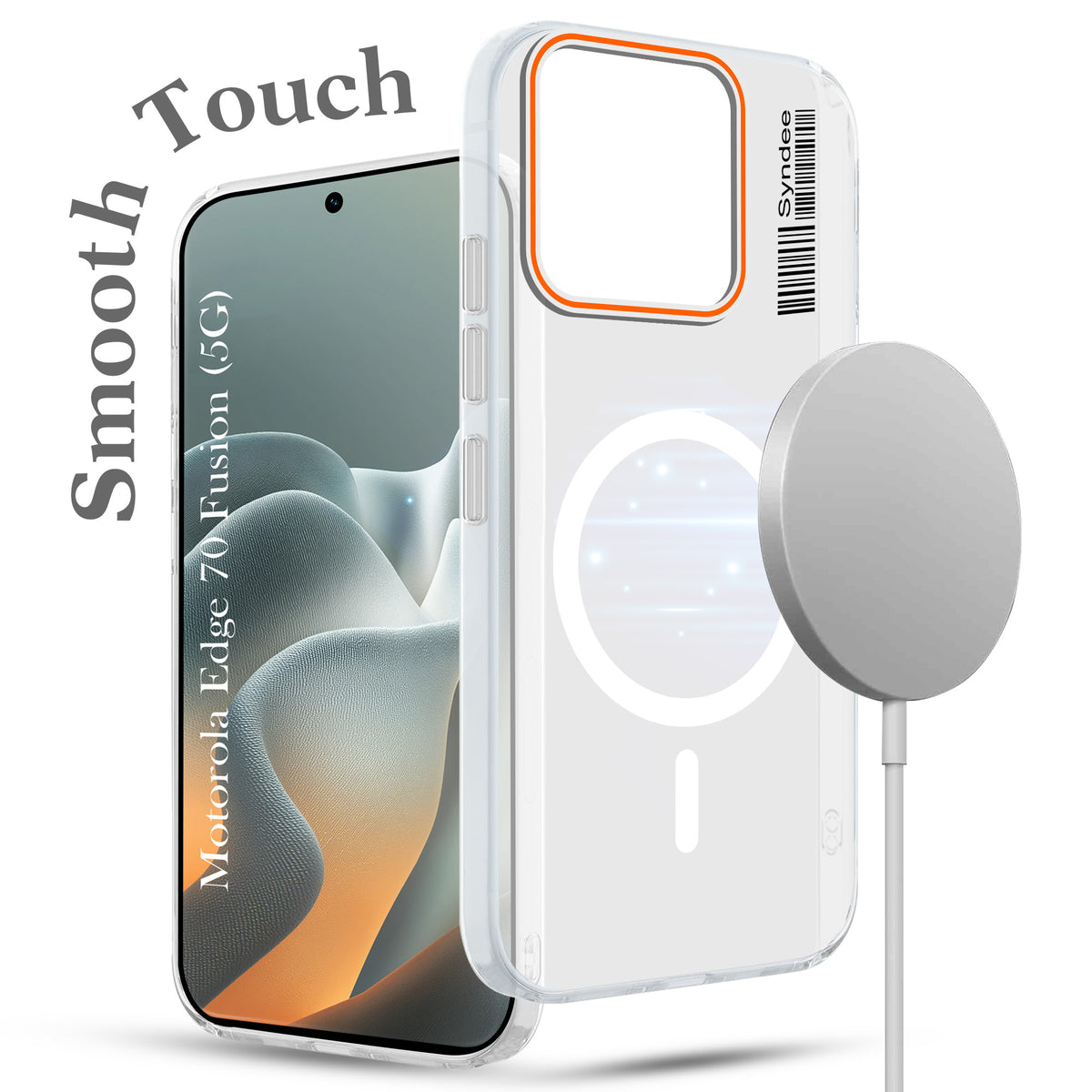 For Motorola Moto Edge 70 Fusion Back Cover Case (Soft Touch | Camera Bump Protection | MagSafe Compatible | Matte Finish)