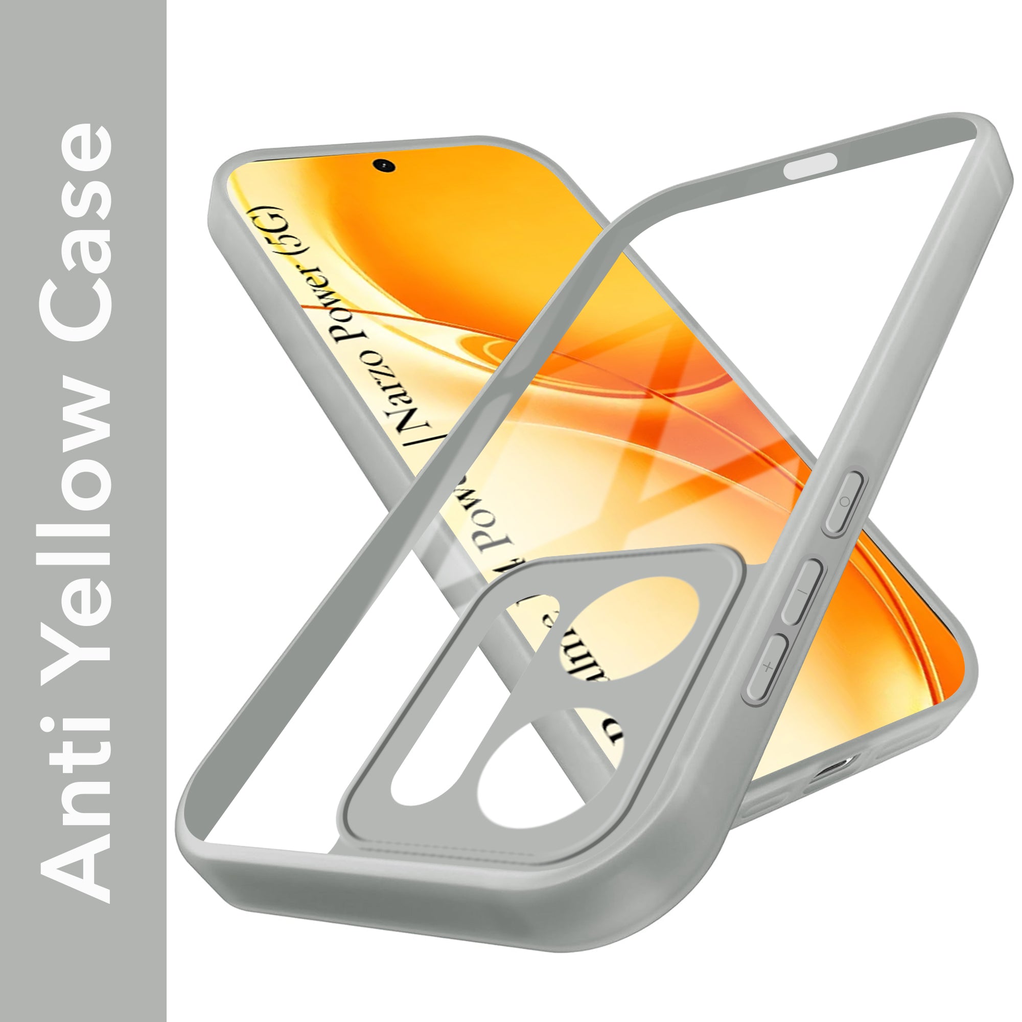 For Realme P4 Power 5G | Realme Narzo Power Back Cover Case Ultra-Hybrid (Lifetime Anti Yellow | Anti Scratch | Crystal Clear Shockproof)