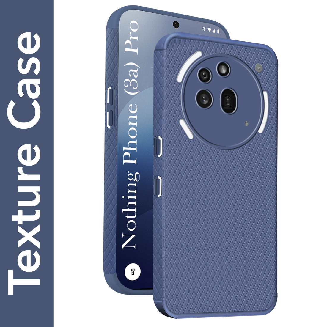 For Nothing Phone 3A Pro 5G Back Cover Case (Liquid Silicone | Side Grip | Camera Protection)