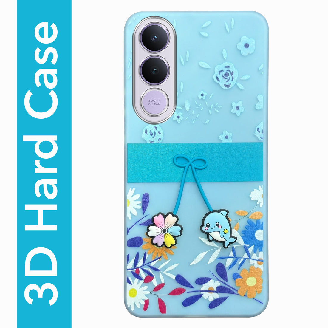 For Vivo V70 FE 5G Back Cover Case (3D Cute Cartoons | Hard Back Side Soft | Matte Premium Finish | HD Printing)