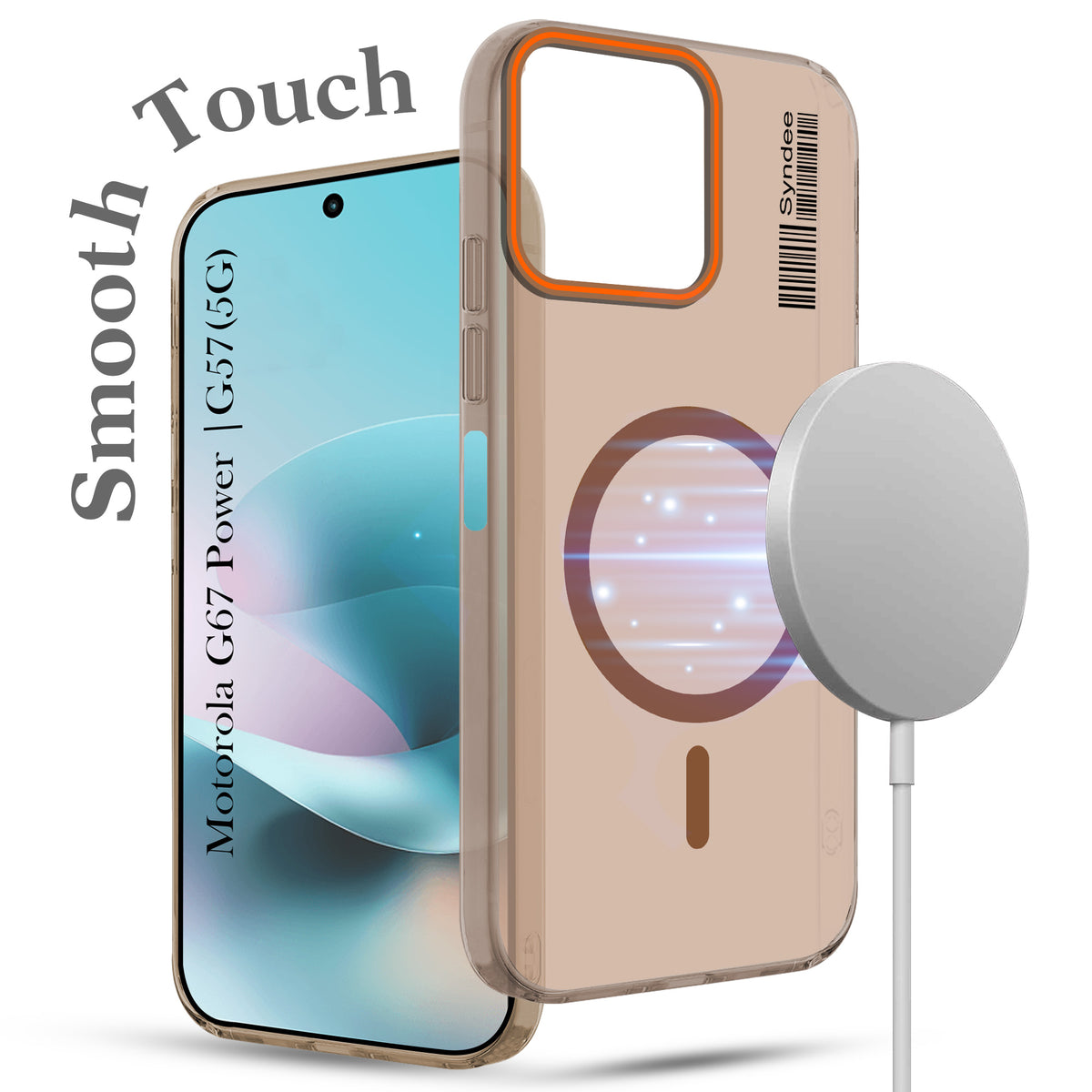 For Motorola Moto G67 Power | G57 Power Back Cover Case (Soft Touch | Camera Bump Protection | MagSafe Compatible | Matte Finish)