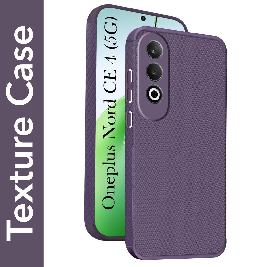 For Oneplus Nord CE 4 Back Cover Case (Liquid Silicone | Side Grip | Camera Protection)