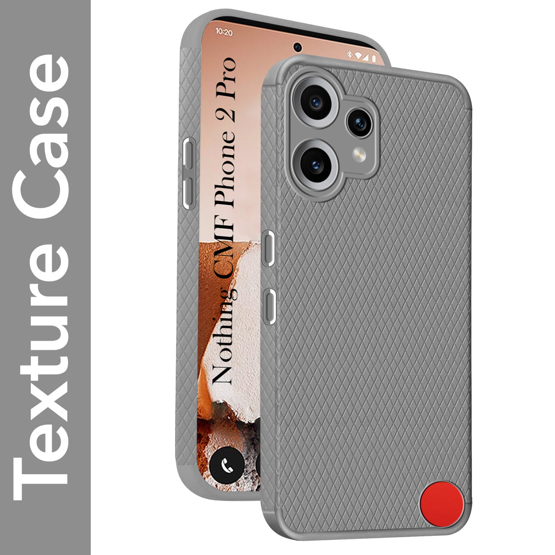 For Nothing CMF Phone 2 Pro Back Cover Case (Liquid Silicone | Side Grip | Camera Protection)