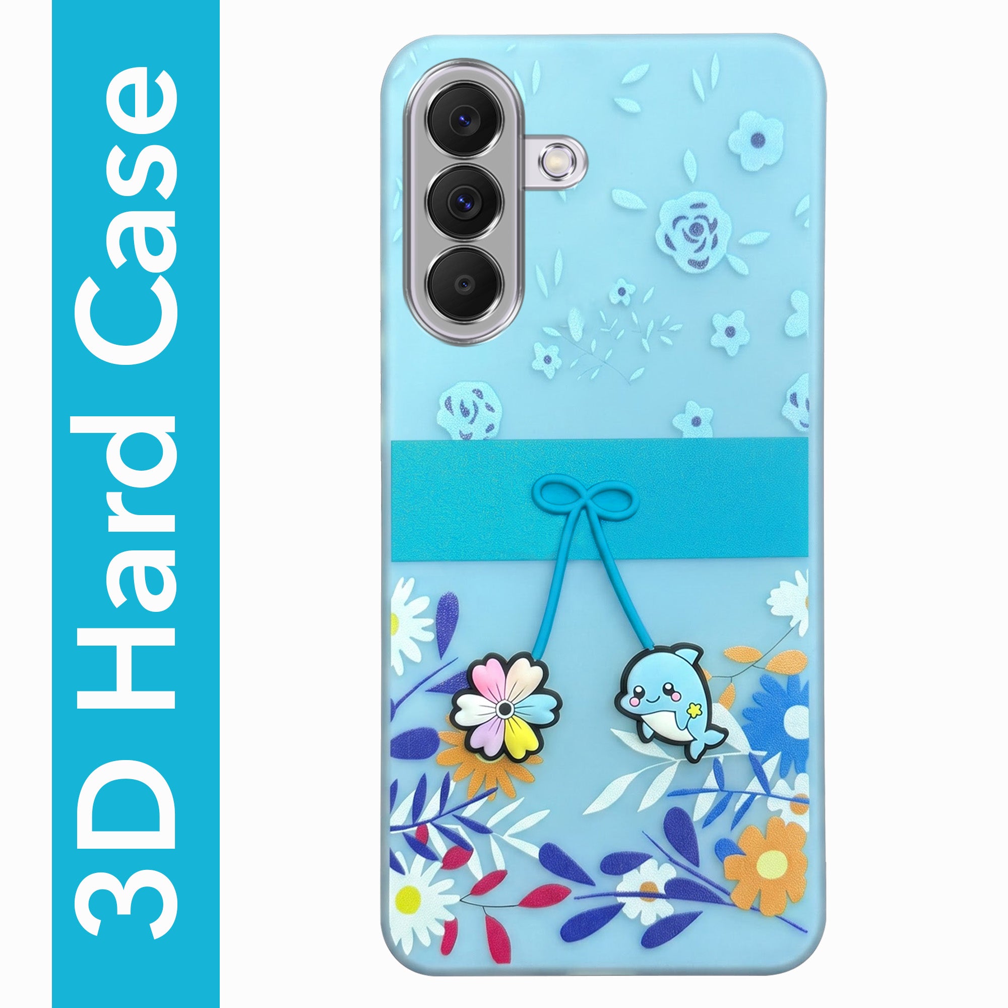 For Samsung Galaxy A37 5G Back Cover Case (3D Cute Cartoons | Hard Back Side Soft | Matte Premium Finish | HD Printing)