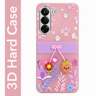 For Realme P4x Back Cover Case (3D Cute Cartoons | Hard Back Side Soft | Matte Premium Finish | HD Printing)
