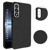 For Oneplus Nord 5 Back Cover Case (Glass Like Camera Protection | Leather Feel | Minimalist Professional Grip)