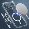 For Nothing Phone 3 Back Cover Case Lifetime Anti-Yellow MagSafe Compatible Clear (Sleek Hard Crystal | Shockproof and Camera Protection)