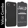For Apple iPhone 17 Air Combo with Back Cover and 9H Tempered Glass (Liquid Silicone | Camera Protection | Oleophobic Coating Screen Glass)