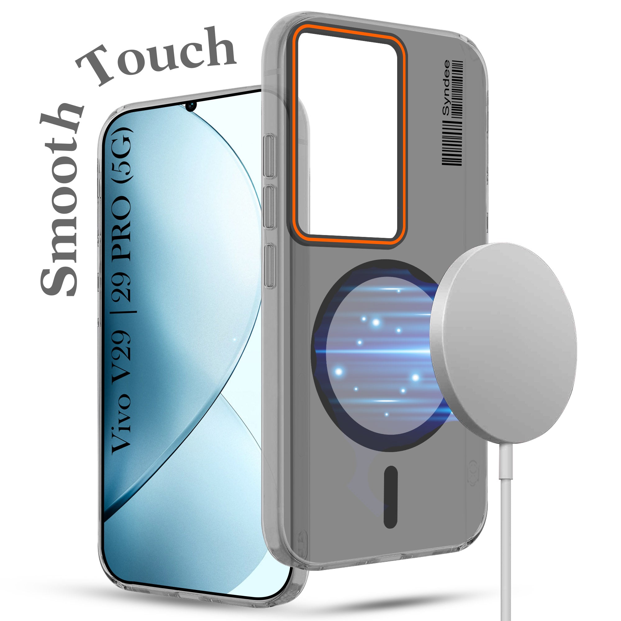 For Vivo V29 | Vivo V29 Pro 5G Back Cover Case (Soft Touch | Camera Bump Protection | MagSafe Compatible | Matte Finish)