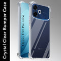 For Oppo F33 Pro 5G Back Cover Shockproof Crystal-Clear (Drop & Camera Protection | Hard Polycarbonate)