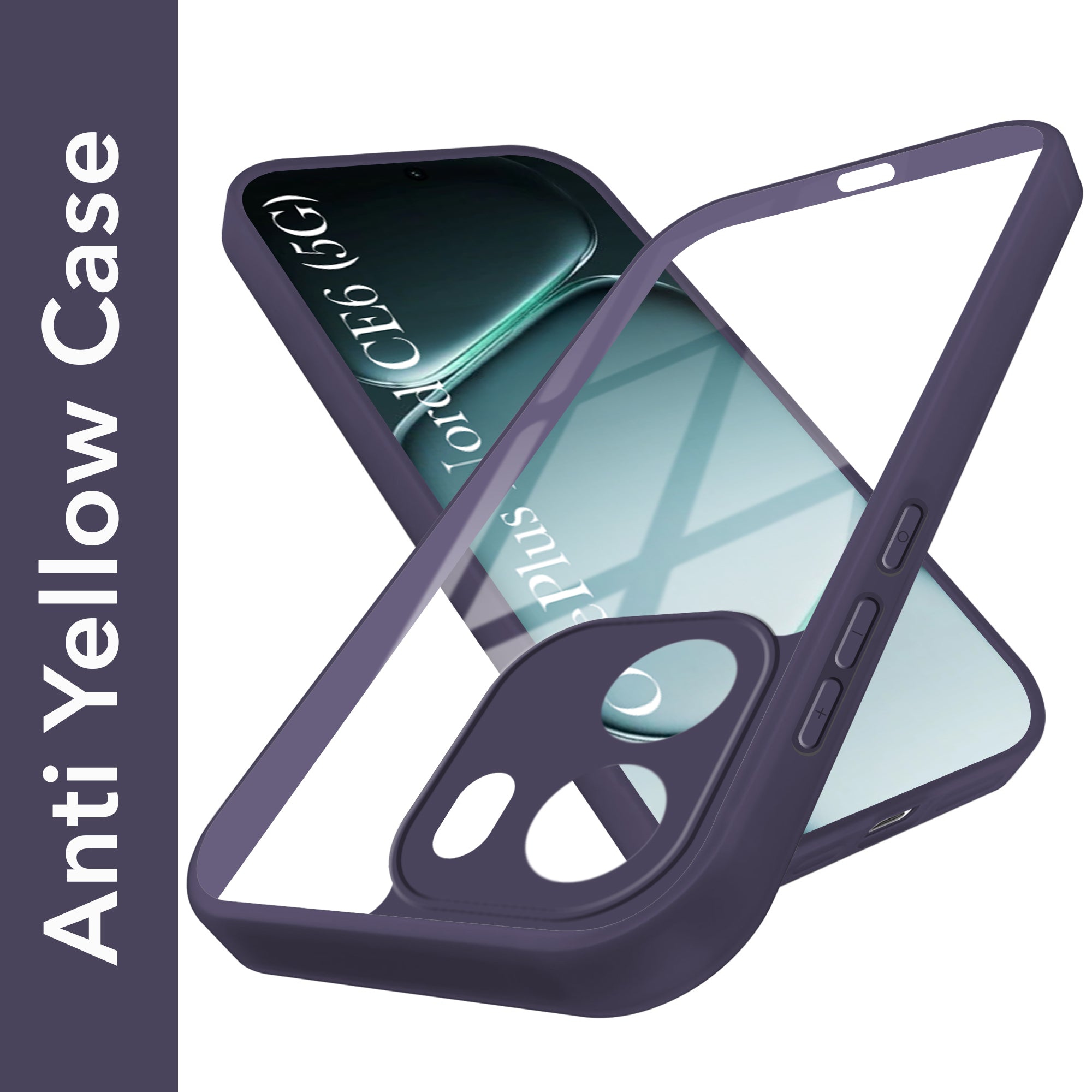 For Oneplus Nord CE 6 Back Cover Case Ultra-Hybrid (Lifetime Anti Yellow | Anti Scratch | Crystal Clear Shockproof)
