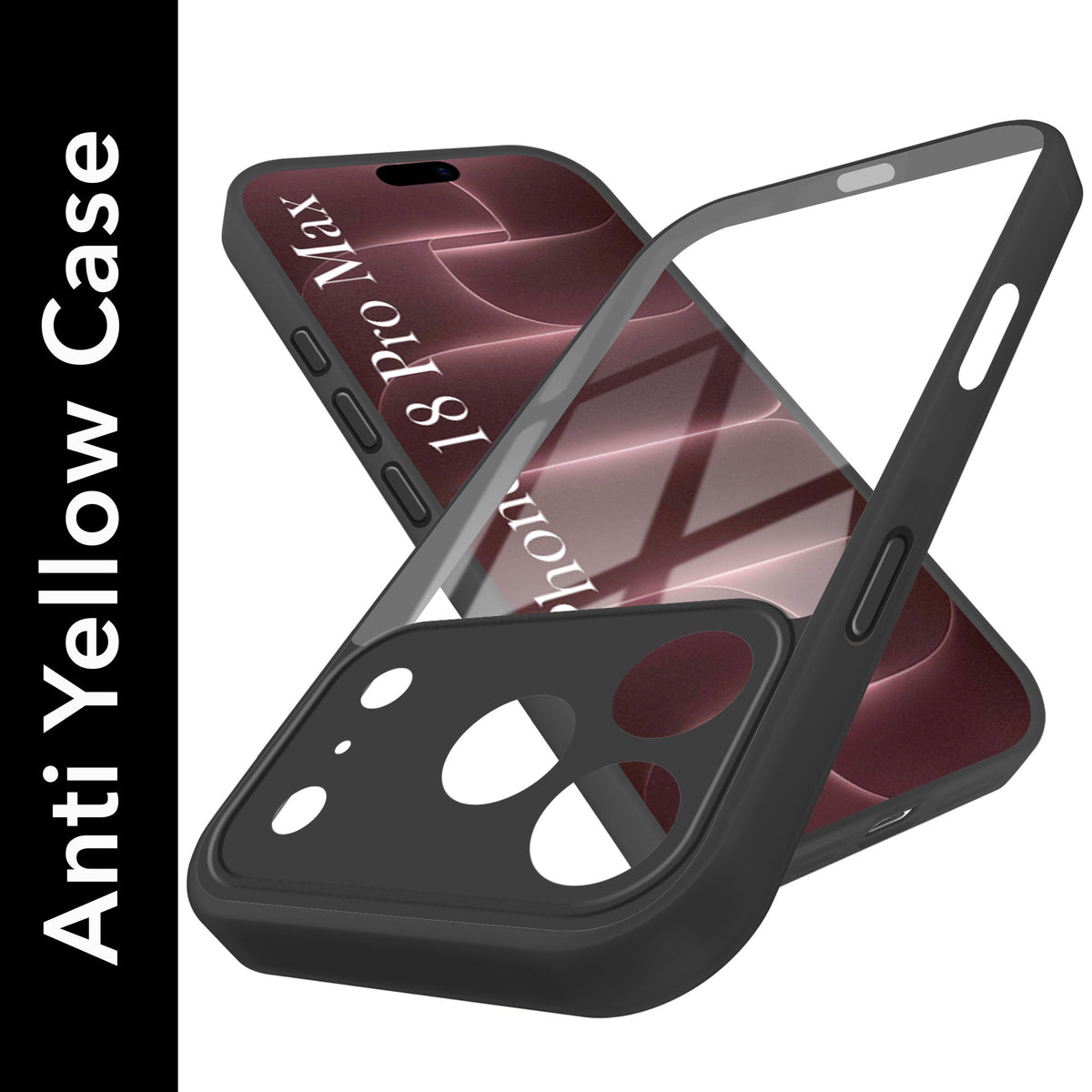For Apple iPhone 18 Pro Max Back Cover Case Ultra-Hybrid (Lifetime Anti Yellow | Anti Scratch | Crystal Clear Shockproof)