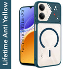 For Vivo Y05 4G | Vivo T5 Lite 5G Back Cover Case Lifetime Anti-Yellow Clear (Camera Protection | Side Grip | Wireless MagSafe Compatible)