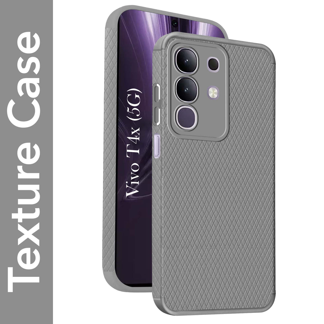 For Vivo T4x | Vivo Y31 Pro Back Cover Case (Liquid Silicone | Side Grip | Camera Protection)