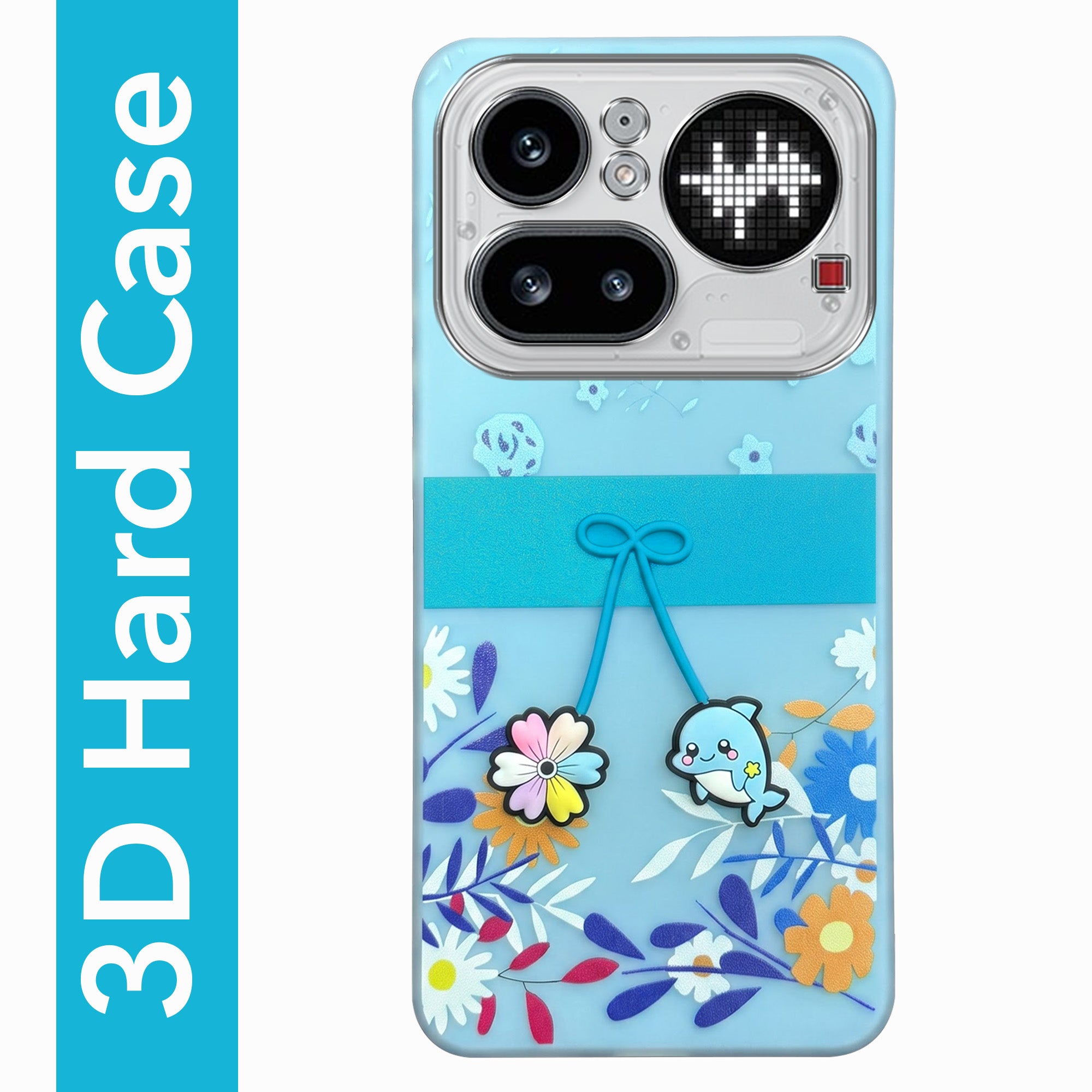 For Nothing Phone 4A Pro 5G Back Cover Case (3D Cute Cartoons | Hard Back Side Soft | Matte Premium Finish | HD Printing)